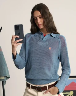 Jersey Raglan Polo Azul
