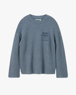 Jersey Reversed Seams Azul