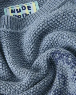 Jersey Reversed Seams Azul