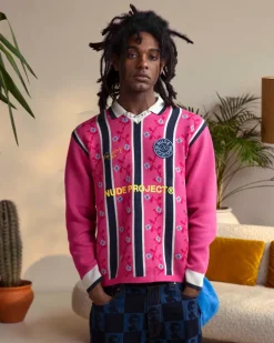 Jersey Rosel Football Polo Rosa