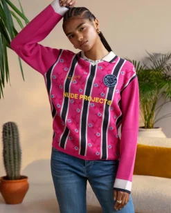 Jersey Rosel Football Polo Rosa
