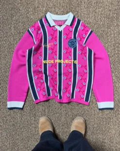 Jersey Rosel Football Polo Rosa