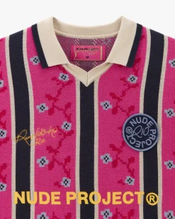 Jersey Rosel Football Polo Rosa