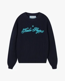 Jersey Script Azul Marino