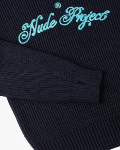 Jersey Script Azul Marino