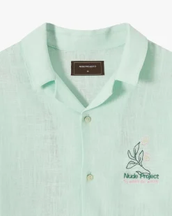 Kimchi Resort Shirt Aqua Green