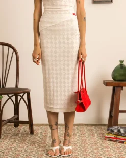 Laca Skirt White