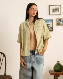 Leaf Shirt Green