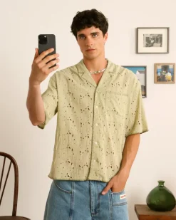 Leaf Shirt Green