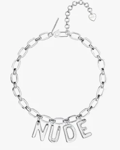 Letter Chain Silver