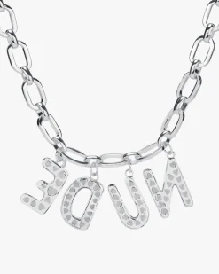 Letter Chain Silver