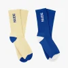 Logo Socks Blue/Yellow 2Xpack