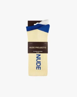 Logo Socks Blue/Yellow 2Xpack