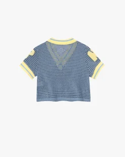 Mesh Tee Blue