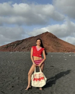 Mesh Top Red
