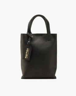 Minimal Leather Bag Black