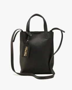 Minimal Leather Bag Black