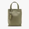 Minimal Leather Bag Olive