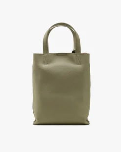 Minimal Leather Bag Olive