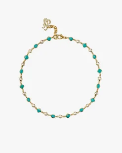 Palmas Necklace Blue