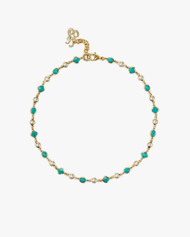 Palmas Necklace Blue