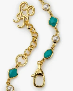 Palmas Necklace Blue