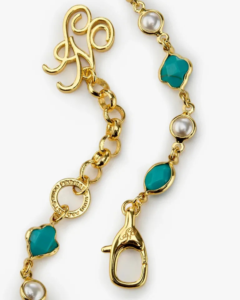 Palmas Necklace Blue