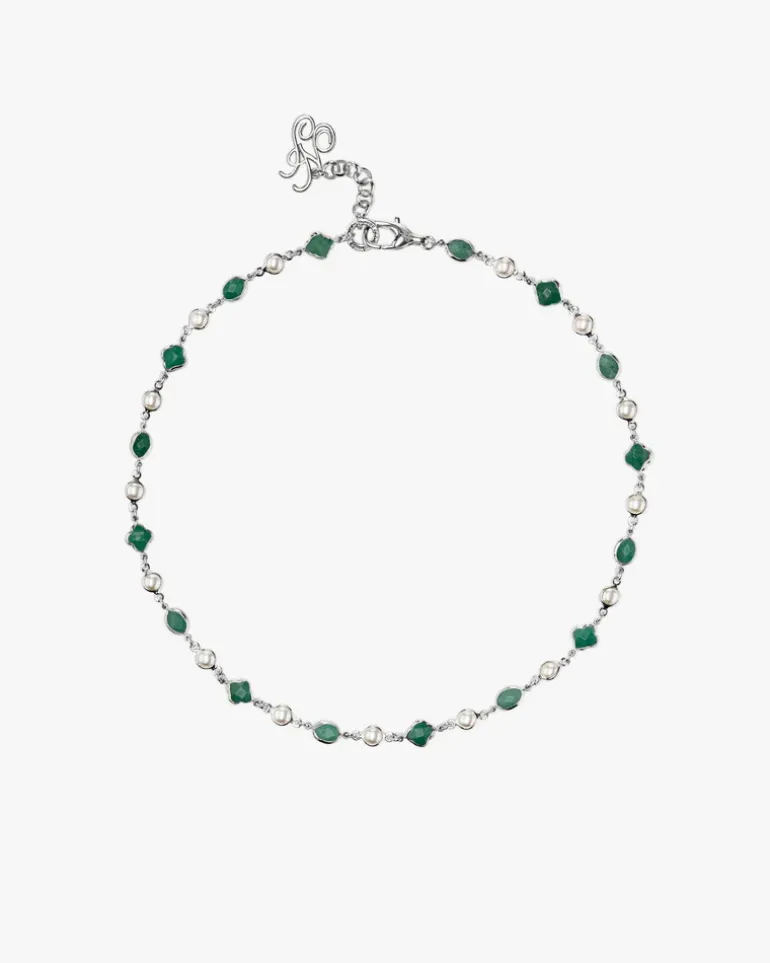 Palmas Necklace Green