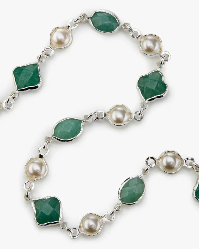 Palmas Necklace Green