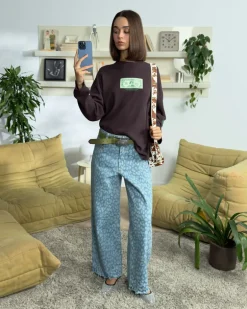Pantalón Baggy Animal Print Old Denim