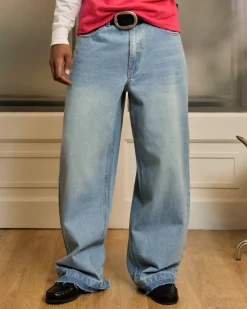 Pantalón Baggy Azul Old