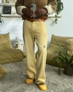 Pantalón Bootcut Amarillo