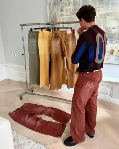 Pantalón Bootcut Amarillo