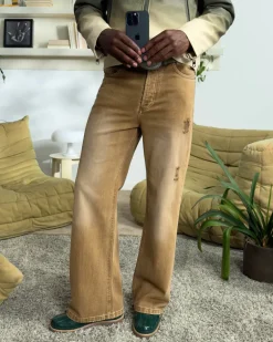 Pantalón Bootcut Marrón