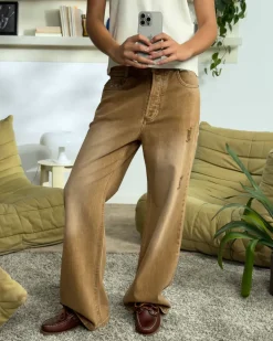 Pantalón Bootcut Marrón