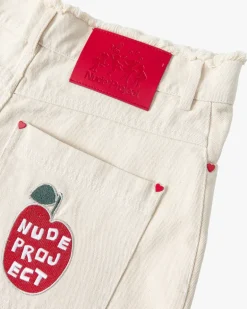 Pantalón Corto Apple Crew Denim Raw