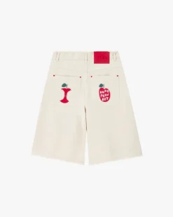 Pantalón Corto Apple Crew Denim Raw