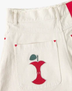 Pantalón Corto Apple Crew Denim Raw