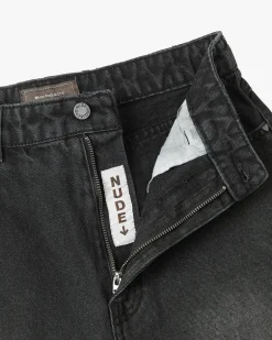 Pantalón Corto Baggy Negro Old Denim