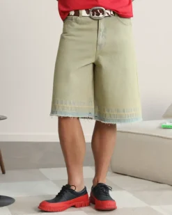 Pantalón Corto Baggy Sand Wash Old Denim