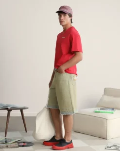 Pantalón Corto Baggy Sand Wash Old Denim