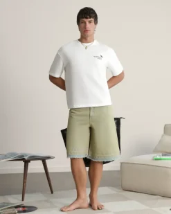 Pantalón Corto Baggy Sand Wash Old Denim