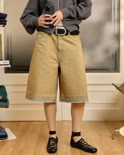 Pantalón Corto Baggy Sand Wash Old Denim