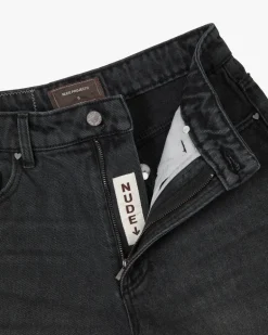 Pantalón Corto Basic Denim Negro