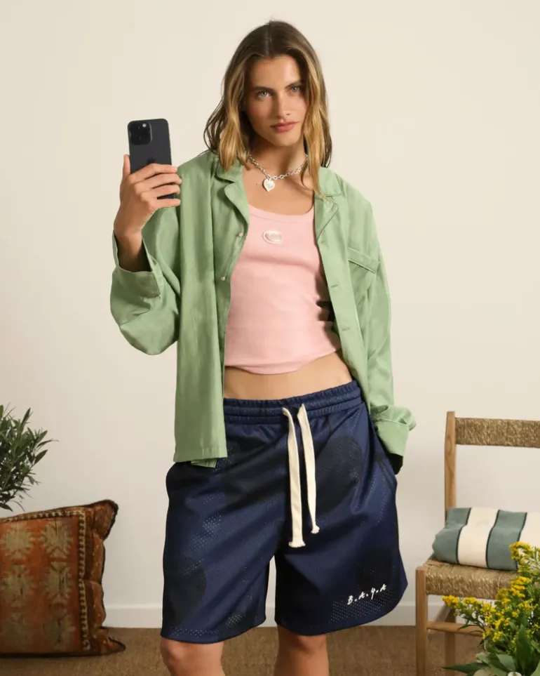 Pantalón Corto Mesh Azul Marino