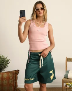 Pantalón Corto Solid Mesh Verde