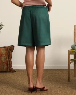 Pantalón Corto Solid Mesh Verde