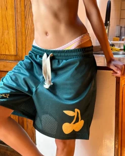 Pantalón Corto Solid Mesh Verde