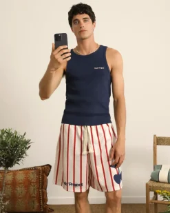 Pantalón Corto Stripes Mesh