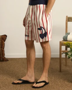 Pantalón Corto Stripes Mesh